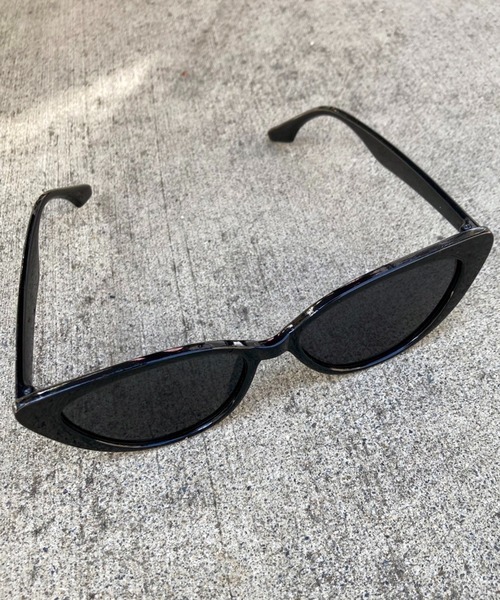 VIBGYOR（ヴィブジョー）の「Y2K デザインサングラス(CZ)（サングラス・レディース・ブラック/ピンク・FREE）」の10枚目の写真