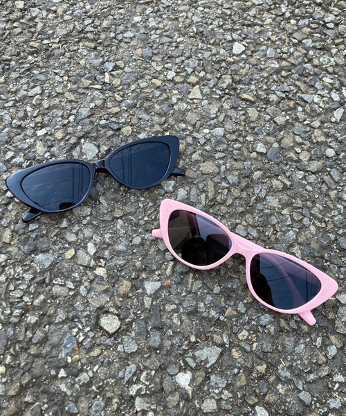 VIBGYOR（ヴィブジョー）の「Y2K デザインサングラス(CZ)（サングラス・レディース・ブラック/ピンク・FREE）」の15枚目の写真