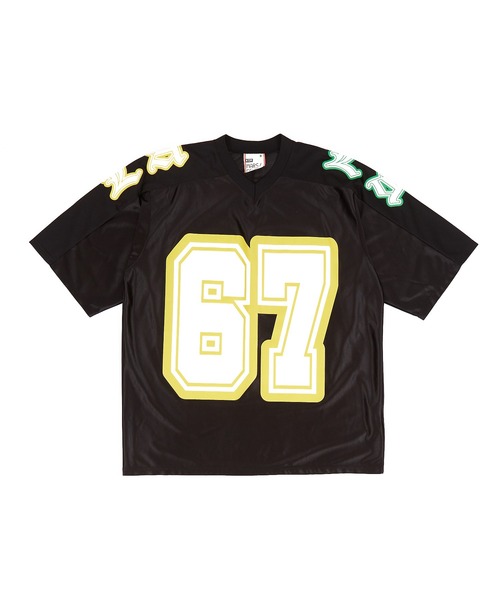 a.p.o.v.(エーピーオービー)の「a.p.o.v. ナンバリングビッグプリントメッシュ切替フットボールシャツ(Tシャツ/カットソー・メンズ・ブラック/レッド/ネイビー・ONESIZE)」の19枚目の写真