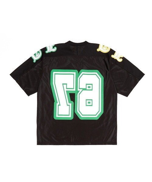 a.p.o.v.(エーピーオービー)の「a.p.o.v. ナンバリングビッグプリントメッシュ切替フットボールシャツ(Tシャツ/カットソー・メンズ・ブラック/レッド/ネイビー・ONESIZE)」の20枚目の写真