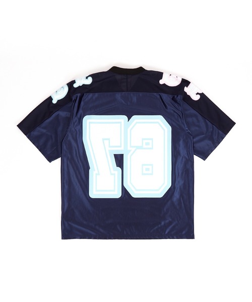 a.p.o.v.(エーピーオービー)の「a.p.o.v. ナンバリングビッグプリントメッシュ切替フットボールシャツ(Tシャツ/カットソー・メンズ・ブラック/レッド/ネイビー・ONESIZE)」の17枚目の写真