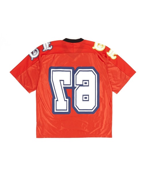 a.p.o.v.(エーピーオービー)の「a.p.o.v. ナンバリングビッグプリントメッシュ切替フットボールシャツ(Tシャツ/カットソー・メンズ・ブラック/レッド/ネイビー・ONESIZE)」の14枚目の写真