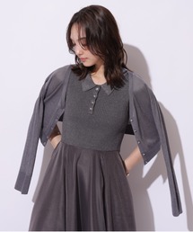 Rirandture❤︎2WAY衿付リブニット Rirandture（リランドチュール）の「2WAY衿付リブニット