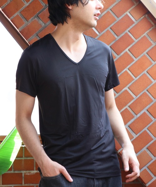 ８(eight)（エイト）の「クィックドライ＆COOL接触冷感Ｔシャツ（Tシャツ/カットソー・メンズ・ブラック系その他/ホワイト系その他2/ホワイト系その他/ブルー系その他2/ブラック系その他2/ブルー系その他・X-LARGE/LARGE/MEDIUM/SMALL）」の3枚目の写真