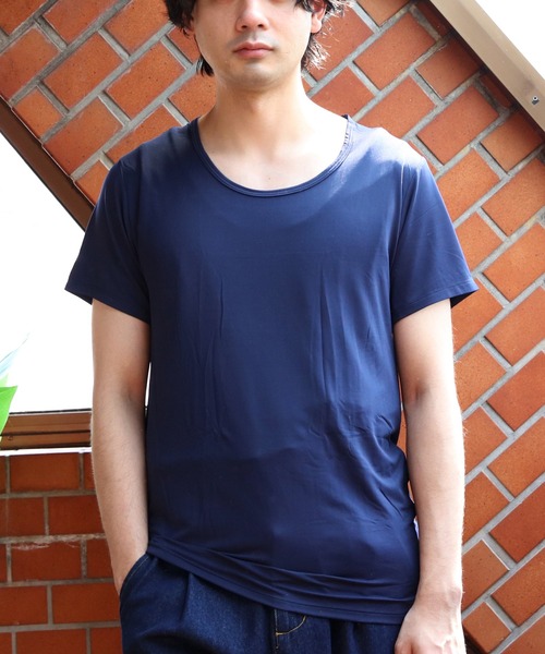 ８(eight)（エイト）の「クィックドライ＆COOL接触冷感Ｔシャツ（Tシャツ/カットソー・メンズ・ブラック系その他/ホワイト系その他2/ホワイト系その他/ブルー系その他2/ブラック系その他2/ブルー系その他・X-LARGE/LARGE/MEDIUM/SMALL）」の6枚目の写真