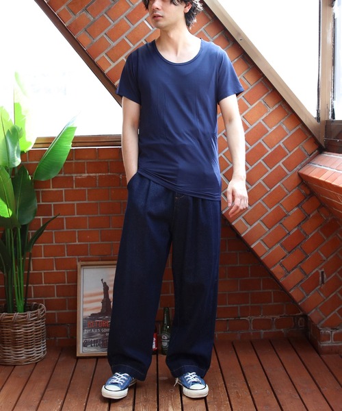 ８(eight)（エイト）の「クィックドライ＆COOL接触冷感Ｔシャツ（Tシャツ/カットソー・メンズ・ブラック系その他/ホワイト系その他2/ホワイト系その他/ブルー系その他2/ブラック系その他2/ブルー系その他・X-LARGE/LARGE/MEDIUM/SMALL）」の7枚目の写真