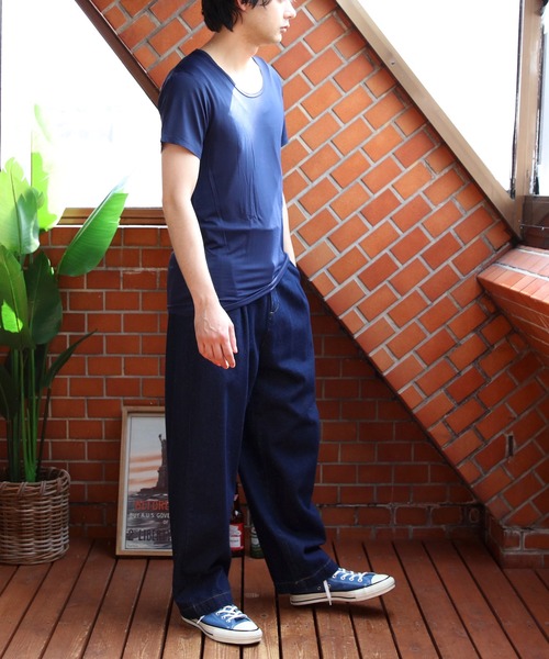 ８(eight)（エイト）の「クィックドライ＆COOL接触冷感Ｔシャツ（Tシャツ/カットソー・メンズ・ブラック系その他/ホワイト系その他2/ホワイト系その他/ブルー系その他2/ブラック系その他2/ブルー系その他・X-LARGE/LARGE/MEDIUM/SMALL）」の11枚目の写真