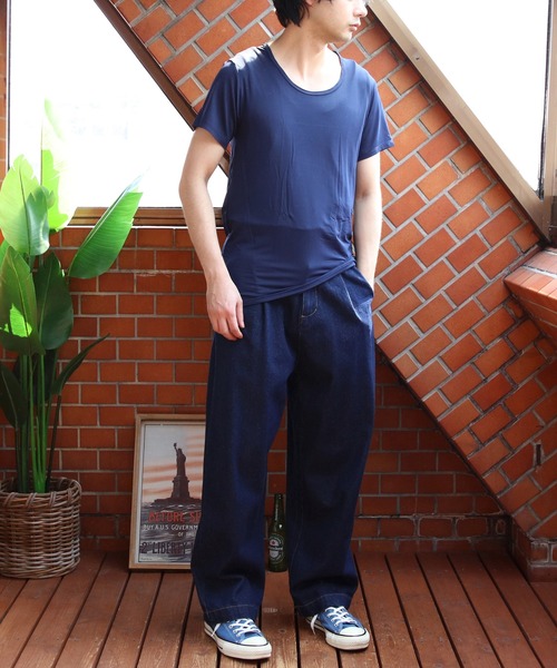８(eight)（エイト）の「クィックドライ＆COOL接触冷感Ｔシャツ（Tシャツ/カットソー・メンズ・ブラック系その他/ホワイト系その他2/ホワイト系その他/ブルー系その他2/ブラック系その他2/ブルー系その他・X-LARGE/LARGE/MEDIUM/SMALL）」の12枚目の写真