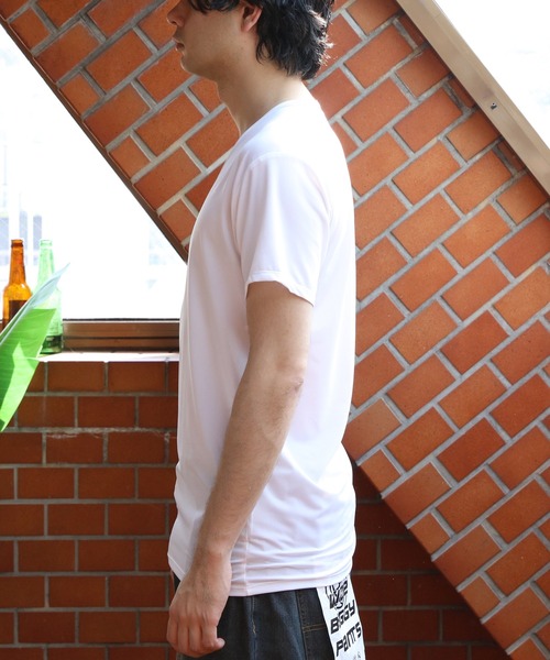８(eight)（エイト）の「クィックドライ＆COOL接触冷感Ｔシャツ（Tシャツ/カットソー・メンズ・ブラック系その他/ホワイト系その他2/ホワイト系その他/ブルー系その他2/ブラック系その他2/ブルー系その他・X-LARGE/LARGE/MEDIUM/SMALL）」の13枚目の写真