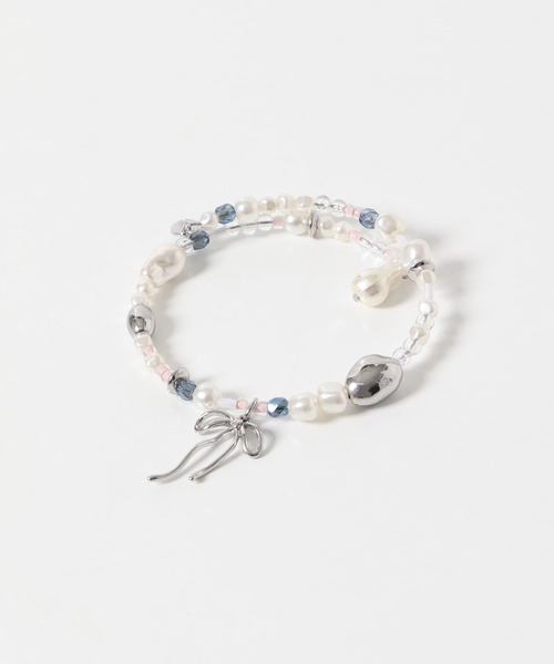 SMELLY（スメリー）の「パールビーズランダムブレスレット（ブレスレット・レディース・ホワイト・-）」の7枚目の写真