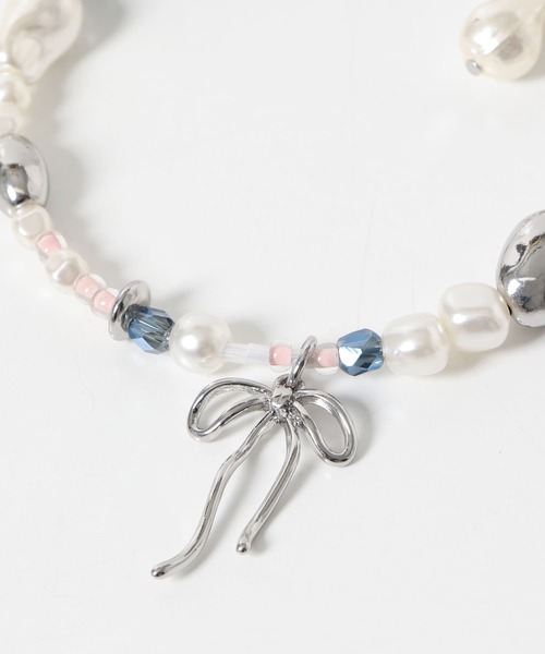 SMELLY（スメリー）の「パールビーズランダムブレスレット（ブレスレット・レディース・ホワイト・-）」の8枚目の写真