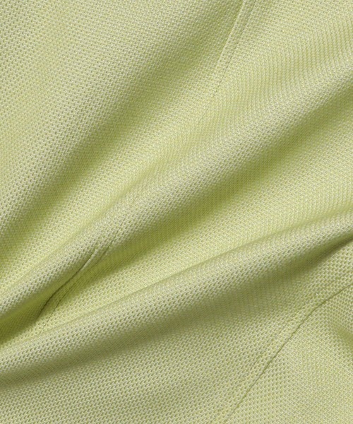 ESTNATION（エストネーション）の「ESTNATION / サマーツイードジャケット（ノーカラージャケット・レディース・ホワイト/ライトグリーン・38/36）」の7枚目の写真