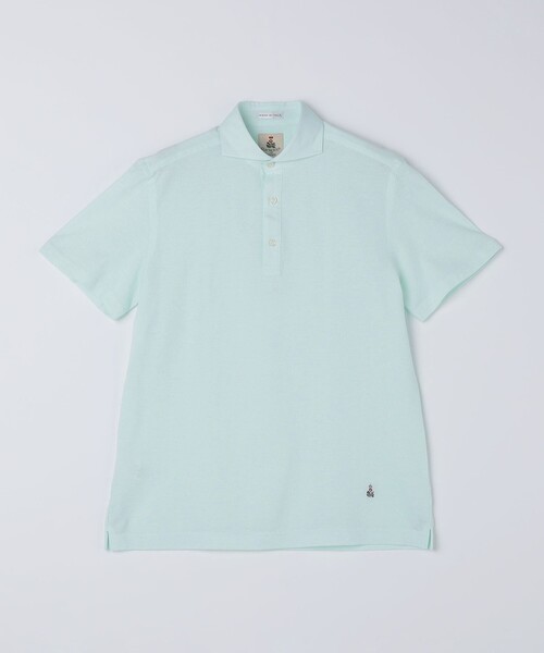 SHIPS(シップス)の「GUY ROVER: カッタウェイ メランジ ポロシャツ(Tシャツ/カットソー・メンズ・チャコールグレー/ライトグリーン/ライトブラウン/コバルトブルー・MEDIUM/SMALL/LARGE)」の3枚目の写真
