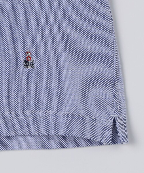 SHIPS(シップス)の「GUY ROVER: カッタウェイ メランジ ポロシャツ(Tシャツ/カットソー・メンズ・チャコールグレー/ライトグリーン/ライトブラウン/コバルトブルー・MEDIUM/SMALL/LARGE)」の8枚目の写真