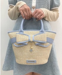 SAMANTHAVEGA（サマンサベガ）の「フレアリボンかごバッグ（ハンドバッグ）」