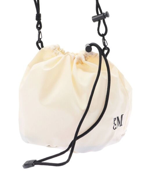 PARROTT CANVAS（パロットキャンバス）の「PARROTT CANVAS PCM DRAW（ハンドバッグ・レディース・ブラック/アイボリー・FREE）」の4枚目の写真