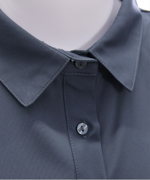 CLEAR BASIC（クリアベーシック）の「リボン付きフリルノースリーブブラウス[着回し力抜群 フレンチガーリー]≪SS新作≫（シャツ/ブラウス・レディース・ブラック×ホワイト/チャコールグレー/ブルー/アイボリー/ホワイト系その他/ブラウン・F）」の8枚目の写真