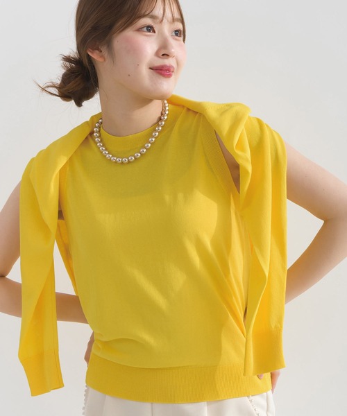 PICCIN(ピッチン)の「マグネット金具カラーパールネックレス(12mm)(ネックレス・レディース・ゴールド/オフホワイト/シルバー・FREE)」の20枚目の写真