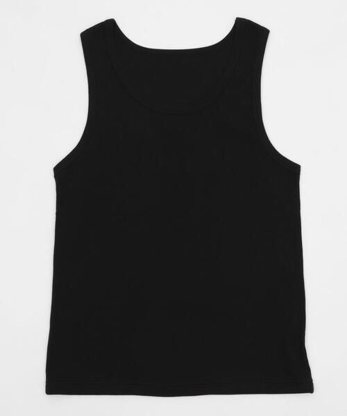 WEGO(ウィゴー)の「WEGO/リブタンクトップ(タンクトップ・メンズ・ブラック/ブラック系その他/ホワイト・MEDIUM/LARGE)」の20枚目の写真