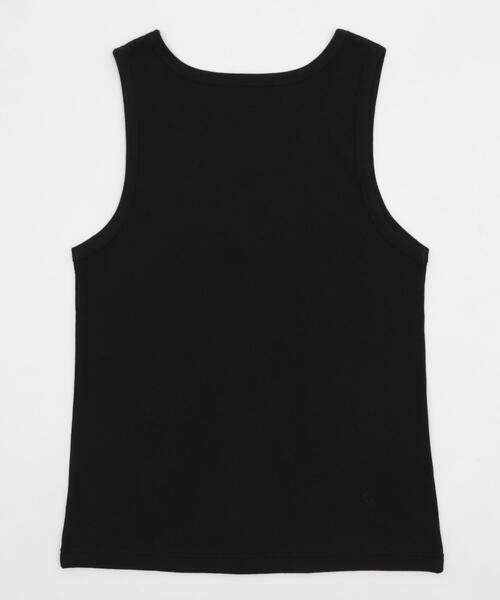 WEGO(ウィゴー)の「WEGO/リブタンクトップ(タンクトップ・メンズ・ブラック/ブラック系その他/ホワイト・MEDIUM/LARGE)」の21枚目の写真