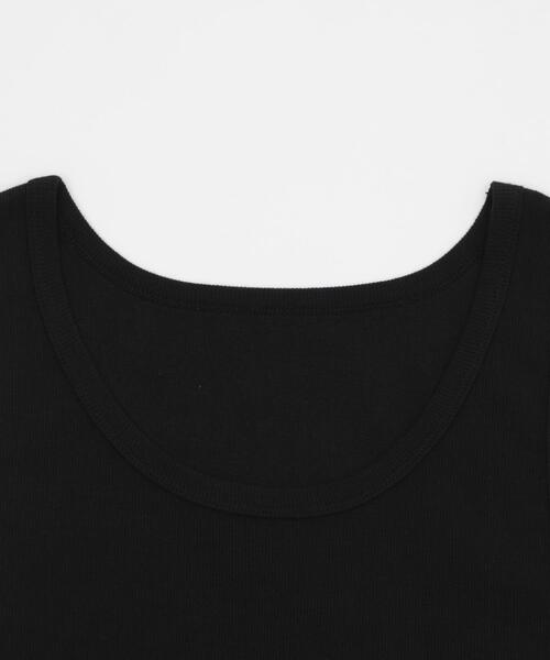 WEGO(ウィゴー)の「WEGO/リブタンクトップ(タンクトップ・メンズ・ブラック/ブラック系その他/ホワイト・MEDIUM/LARGE)」の22枚目の写真