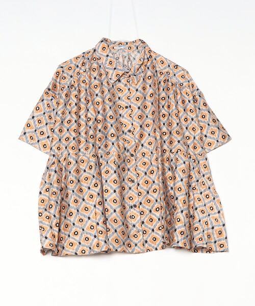 新品未使用　定価19500円MIREPOIX アウター　ブラウス マルケ] ピュア ウール ヘリンボーン ミニ スカート, dark grey