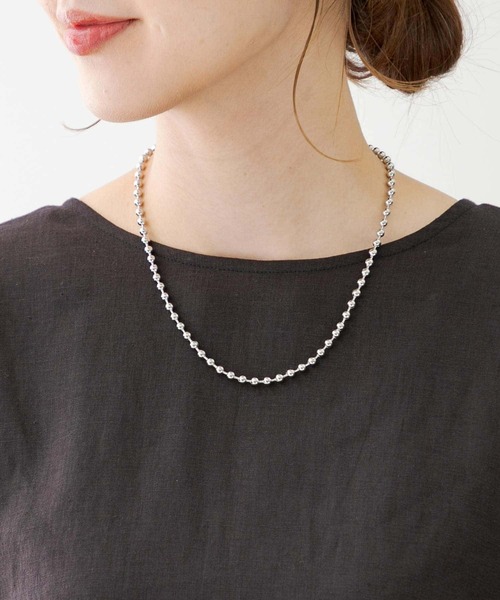 URBAN RESEARCH Sonny Label(アーバンリサーチサニーレーベル)の「ボールチェーンネックレス(ネックレス・レディース・ゴールド/シルバー・ONE)」の2枚目の写真