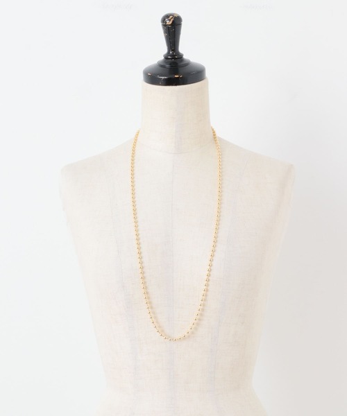 URBAN RESEARCH Sonny Label(アーバンリサーチサニーレーベル)の「ボールチェーンネックレス(ネックレス・レディース・ゴールド/シルバー・ONE)」の5枚目の写真