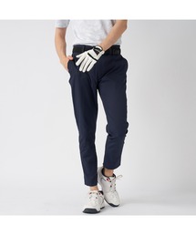FILA GOLF フィラゴルフ ゴルフウェア ブランド ロゴ ストレッチ 吸汗速乾 UVカット ストレート 9分丈 クロップドパンツ ロングパンツ