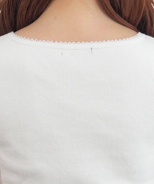 tiptop(ティップトップ)の「テレコチョーカータンクトップ(タンクトップ・レディース・ブラック/レッド/オフホワイト/ホワイト系その他・FREE)」の17枚目の写真