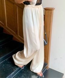 everycoco | リラックスサテンワイドパンツ(その他パンツ)