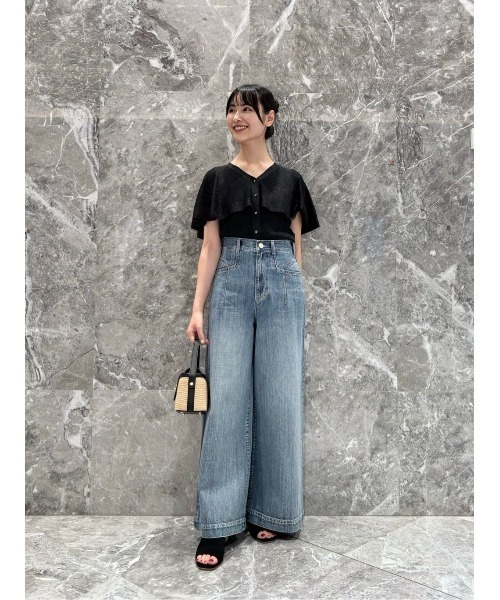 【新品】LOULOU WILLOUGHBY メタリックヤーンケーププルオーバー LOULOU WILLOUGHBY】メタリックヤーンケーププルオーバー
