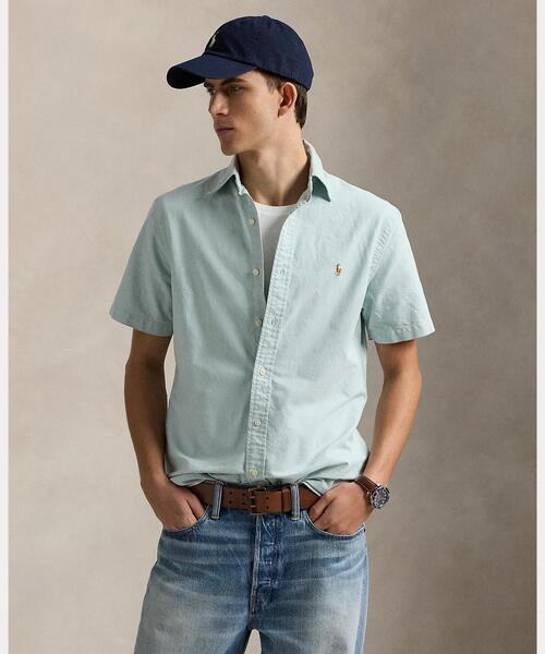 POLO RALPH LAUREN(ポロ ラルフ ローレン)の「クラシック フィット オックスフォード シャツ(シャツ/ブラウス・メンズ・グリーン・L/M/S/XL/XS/XXL)」の1枚目の写真