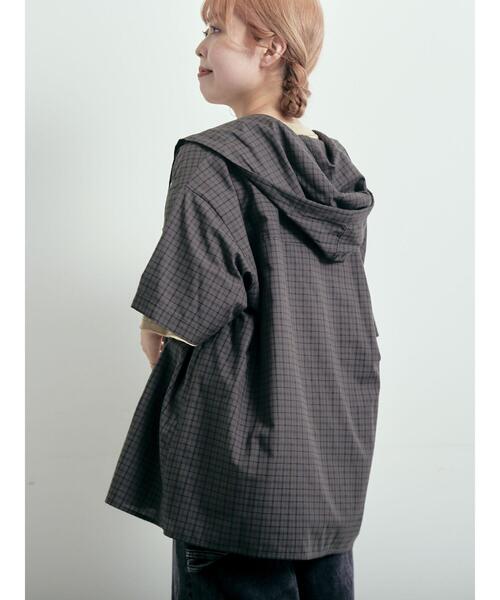 SM2（エスエムツー）の「チェック柄フードシャツ（シャツ/ブラウス・レディース・チャコールグレー/ブルー/グレー・F）」の22枚目の写真