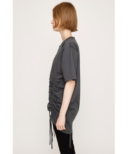 tシャツ STEPHEM SHIRRING T/SH ステファン シャーリング Tシャツ 半袖 夏服 レディース セール】STEPHEM SHIRRING T/SH ステファン シャーリング T