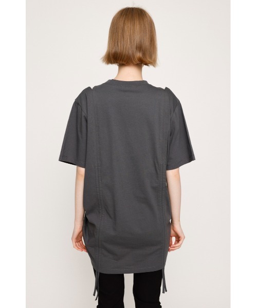 tシャツ STEPHEM SHIRRING T/SH ステファン シャーリング Tシャツ 半袖 夏服 レディース セール】STEPHEM SHIRRING T/SH ステファン シャーリング T