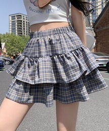 Vipoa | check frill skirt(スカート)
