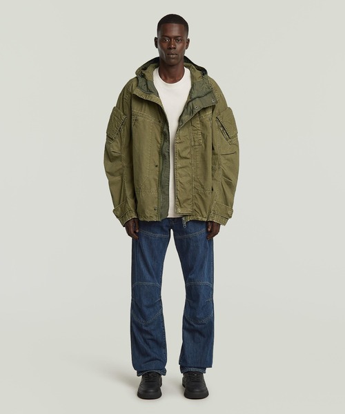 ジャケット・アウター 90s G-star fishing tech cotton parka y2k GA-1 Cotton Parka/ヴィンテージライクウォッシュド加工