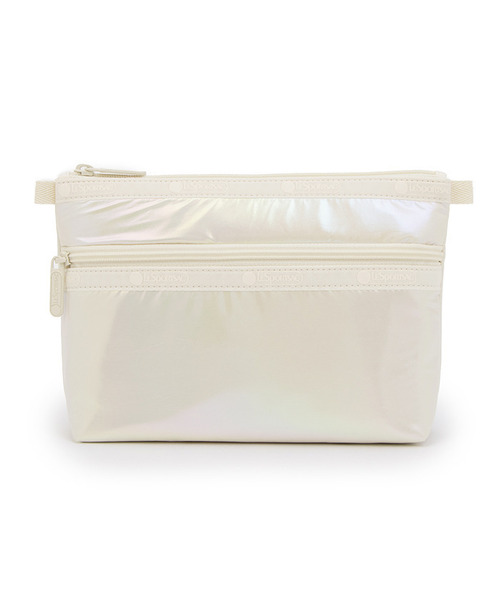LeSportsac(レスポートサック)の「GRADIENT COSMETIC CLUTCH パーライズドグラディエントシャイン(ポーチ・レディース・ホワイト・FREE)」の1枚目の写真