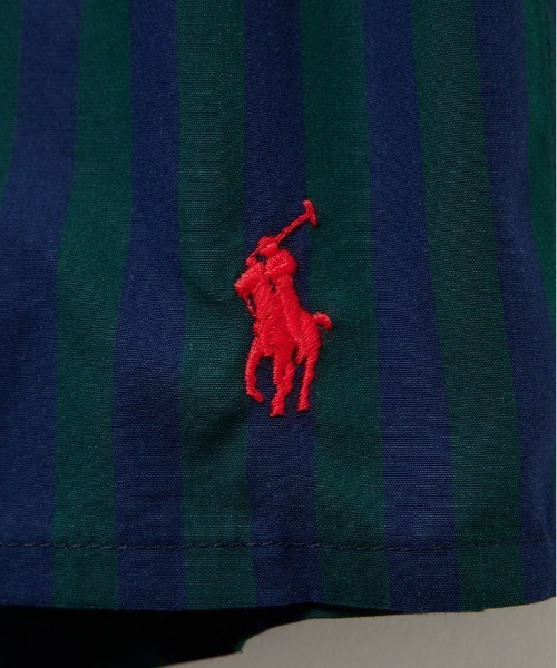 POLO RALPH LAUREN（ポロ ラルフ ローレン）の「【POLO RALPH LAUREN】タイストライプ 綿 トランクス（トランクス・メンズ・グリーン・LARGE/MEDIUM）」の7枚目の写真