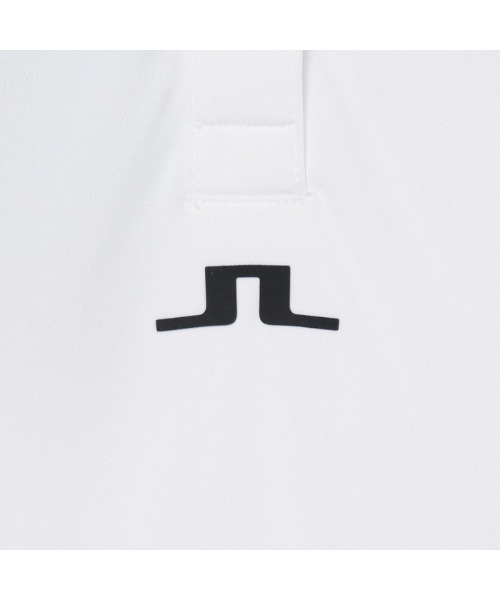 セール】【J.LINDEBERG/GOLF】ダイヤモンド柄リブ襟半袖ハイネック