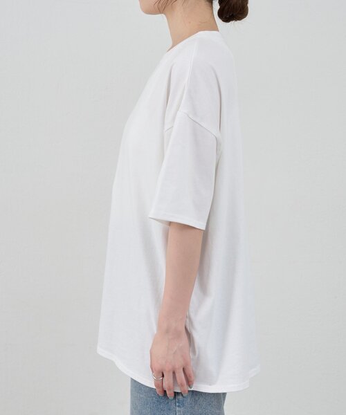 SHENERY(シーナリー)の「ビッグTEE(Tシャツ/カットソー・レディース・イエロー/オフホワイト/ブラック・FREE)」の21枚目の写真