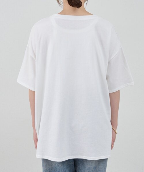 SHENERY(シーナリー)の「ビッグTEE(Tシャツ/カットソー・レディース・イエロー/オフホワイト/ブラック・FREE)」の22枚目の写真