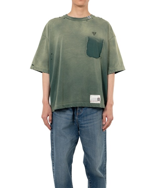 Maison MIHARA YASUHIRO(メゾンミハラヤスヒロ)の「Sun Faded Like T-shirt(Tシャツ/カットソー・メンズ・ブラック・44/46/48)」の10枚目の写真