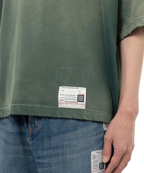 Maison MIHARA YASUHIRO(メゾンミハラヤスヒロ)の「Sun Faded Like T-shirt(Tシャツ/カットソー・メンズ・ブラック・44/46/48)」の15枚目の写真