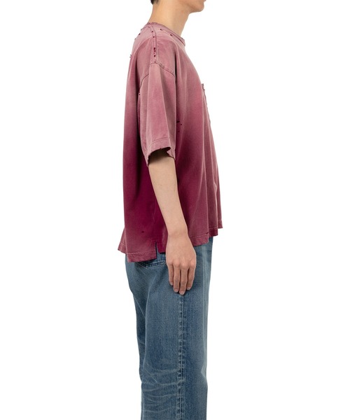 Maison MIHARA YASUHIRO(メゾンミハラヤスヒロ)の「Sun Faded Like T-shirt(Tシャツ/カットソー・メンズ・ブラック・44/46/48)」の19枚目の写真
