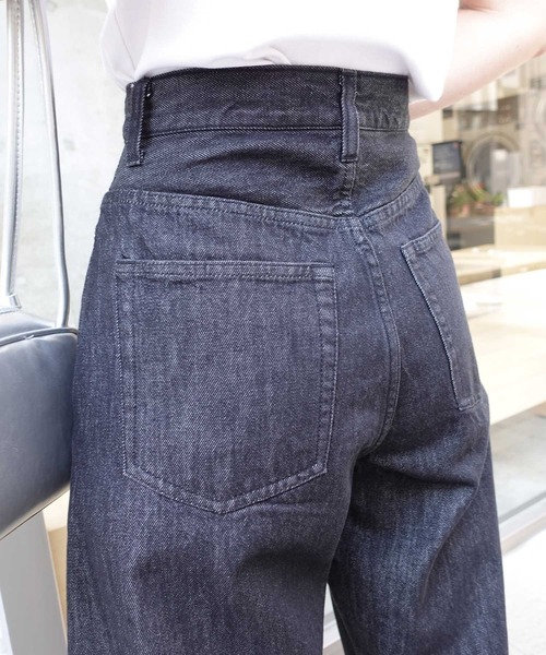 ミラクルウーマン　デニム切り替えパンツ aj-01798.jpg
