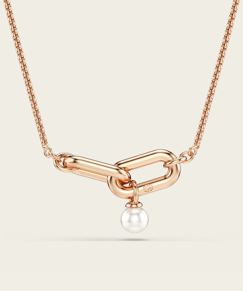 <未使用>constella Swarovski ネックレス　シルバー SWAROVSKI ネックレス 「公式」「スワロフスキー」Constella Y字