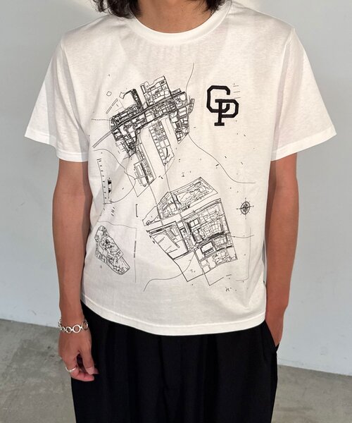 CIAOPANIC（チャオパニック）の「Geo Code graphic T-shirt（Tシャツ/カットソー・レディース・ブルー系その他/ホワイト・FREE）」の3枚目の写真