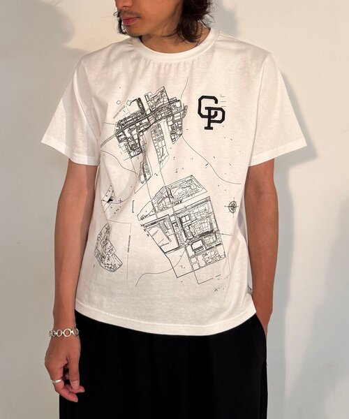 CIAOPANIC（チャオパニック）の「Geo Code graphic T-shirt（Tシャツ/カットソー・レディース・ブルー系その他/ホワイト・FREE）」の5枚目の写真